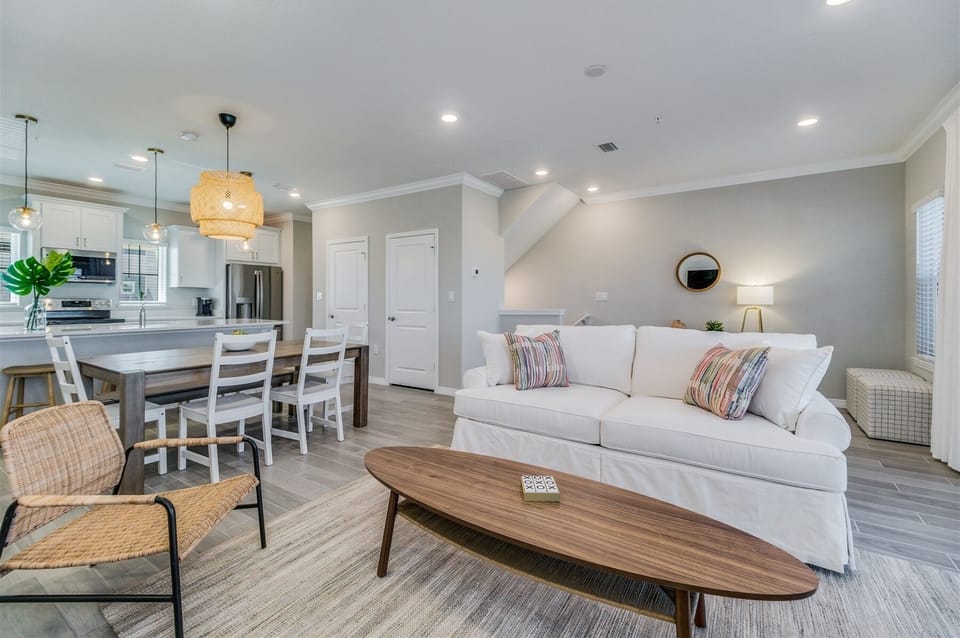 Lost Key Escape Living Room and Dining Room