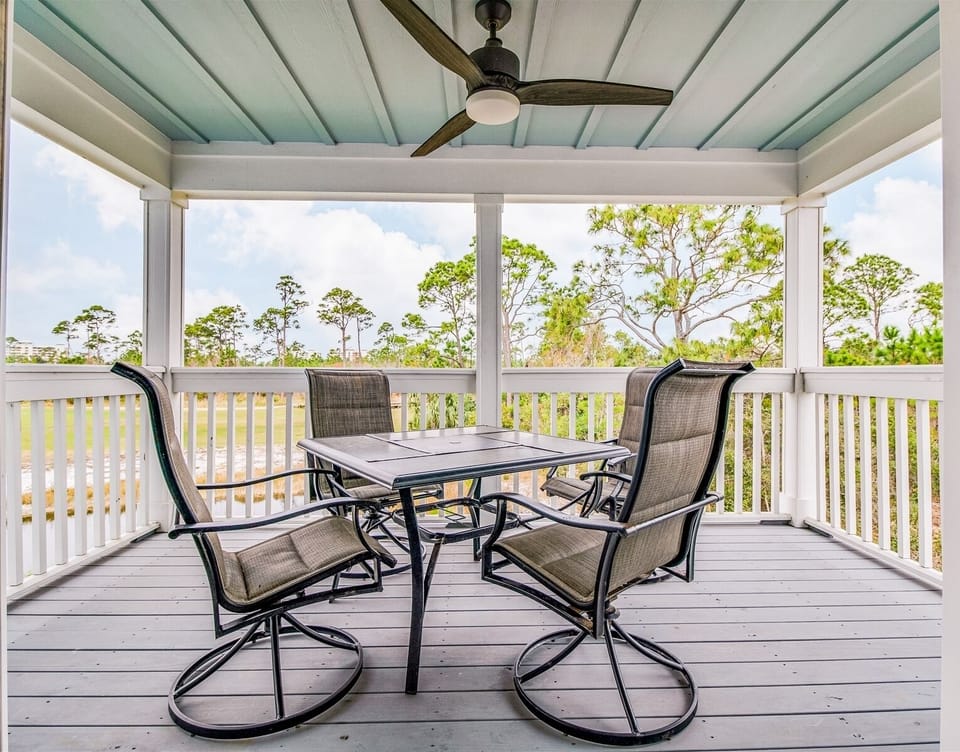 Lost Key Golf Coast Villa Balcony Overlooking Trees