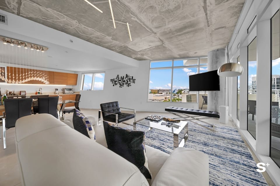 Living room with ample of natural lights