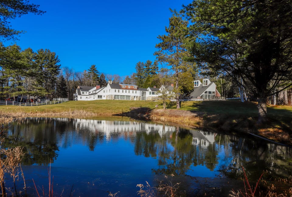 View of house from back pond