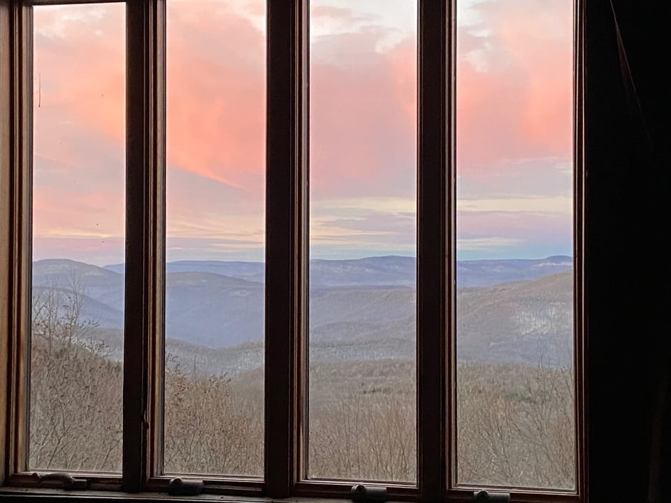 What a view to wake up to!