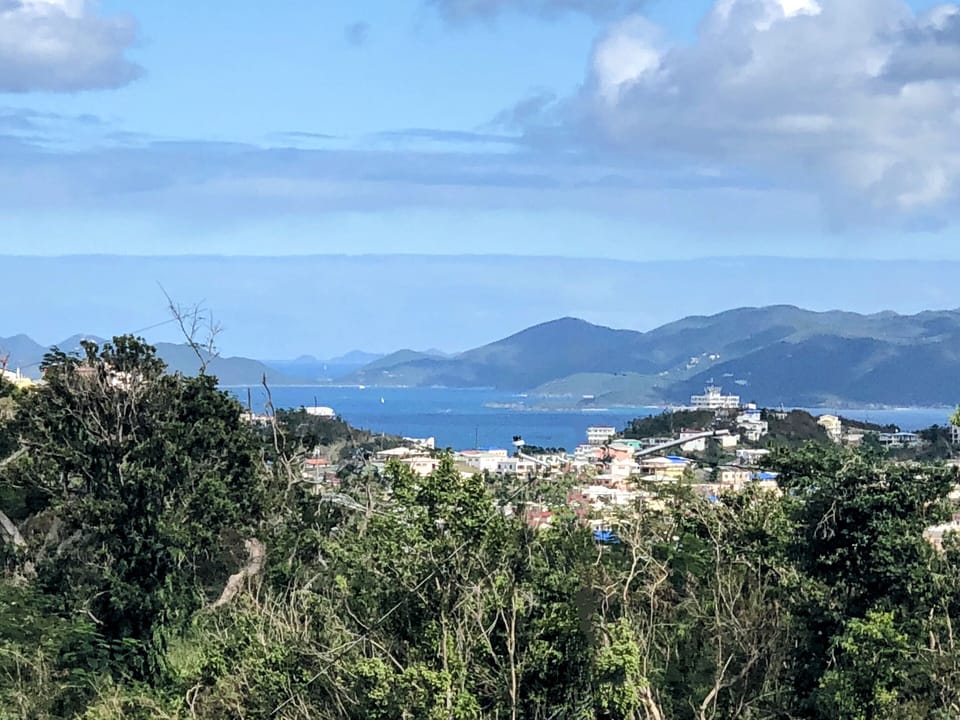 View of St John and BVI to the east.