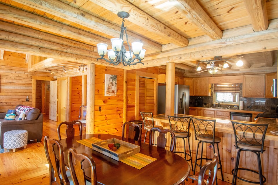 Dining room next to kitchen...