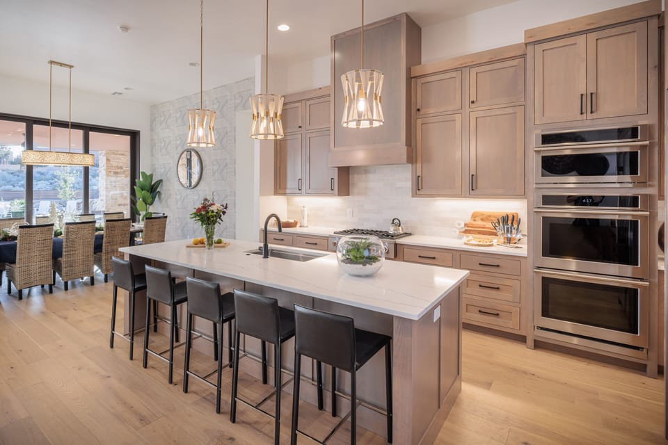 Kitchen - The kitchen is complete with everything you will need for meal preparations including pots, pans, baking dishes, plates, cups, silverware, cutlery, and an assortment of cooking utensils.