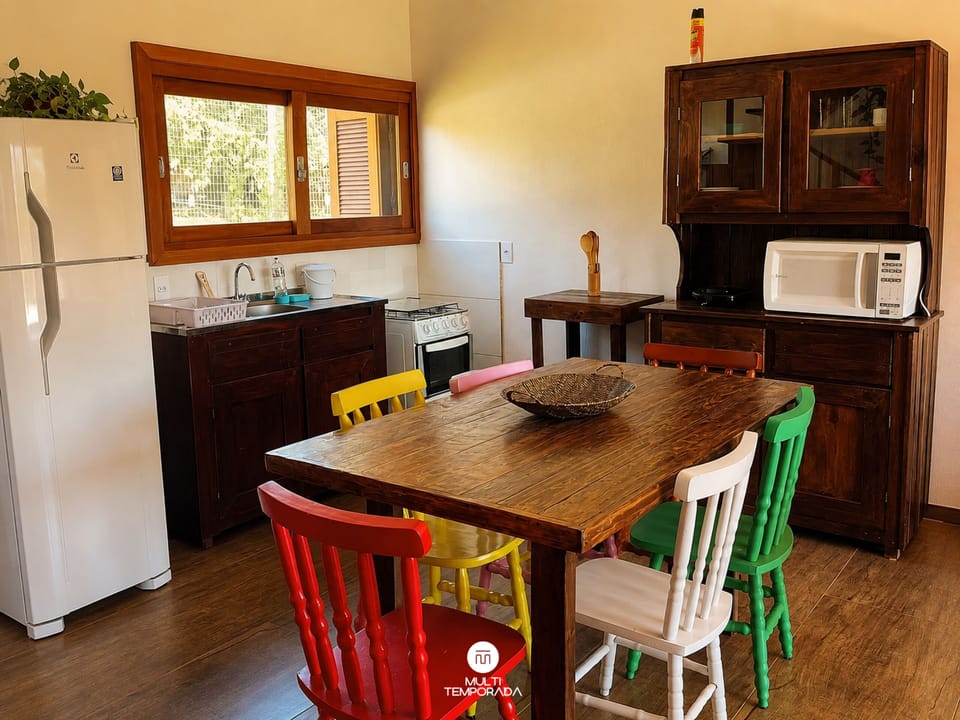 Premium House, Pool Access | Private kitchen | Fridge, cookware/dishes/utensils, dining table, kitchen island