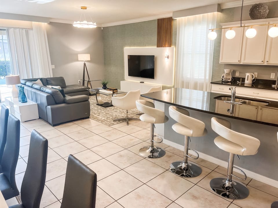 Open Floor Plan-Dining Room, Kitchen And Living Room