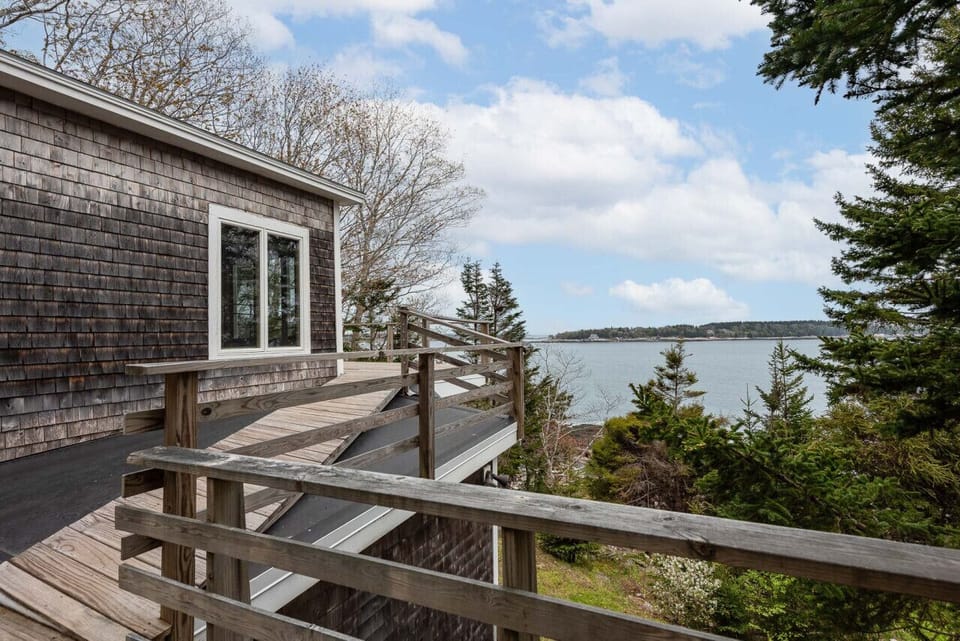 Outside area to the upper deck with beautiful ocean views