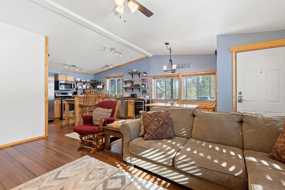 This open layout invites you to unwind in style while enjoying the heart of the home