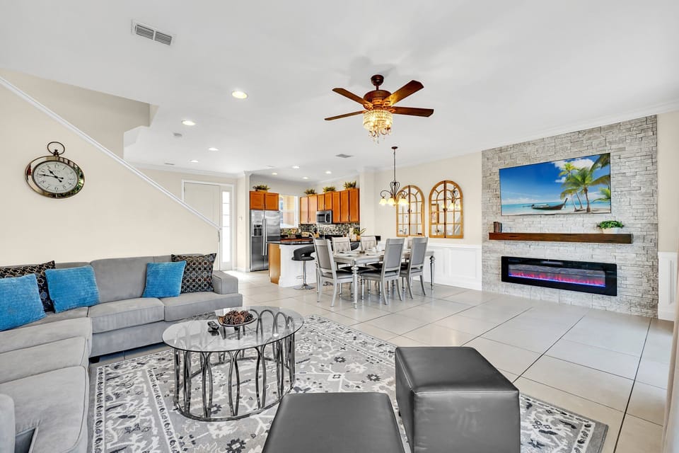 Beautiful, open concept living area
