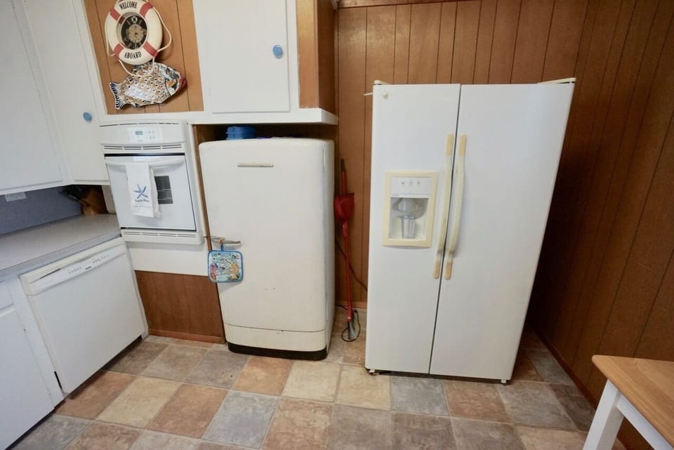 Freezer and Refrigerator also notice Oven and Dishwasher