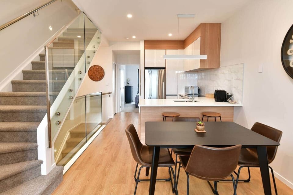 Dining and kitchen
