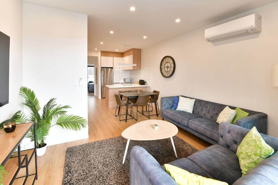 Level 2 - main lounge, dining area and kitchen. 