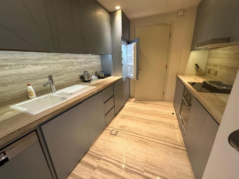 Family Apartment | Private kitchen | Coffee/tea maker, electric kettle, dining tables