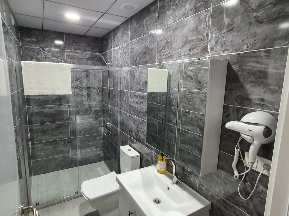 Family Triple Room | Bathroom | Shower, rainfall showerhead, free toiletries, hair dryer