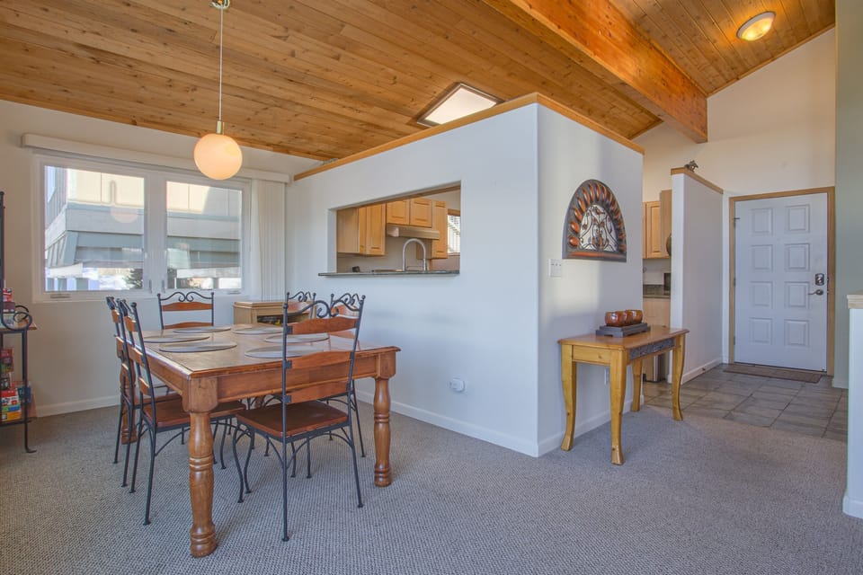 Dining area and front entry