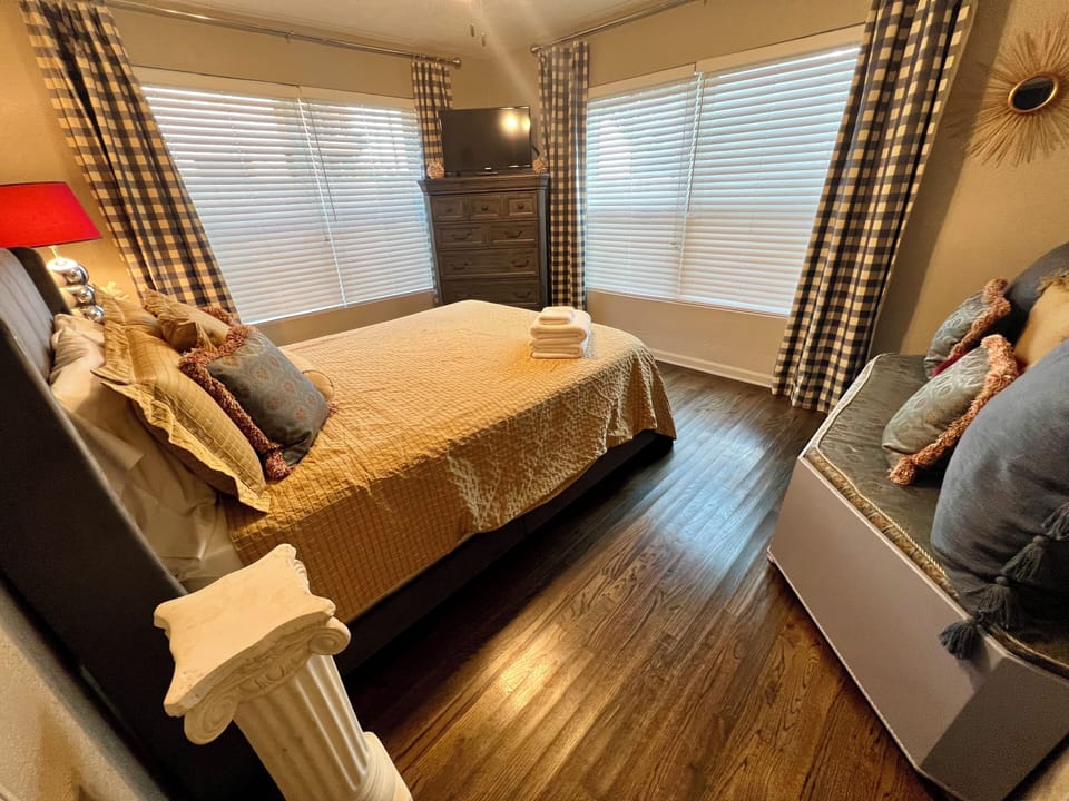 Primary Bedroom with TV/ FireStick