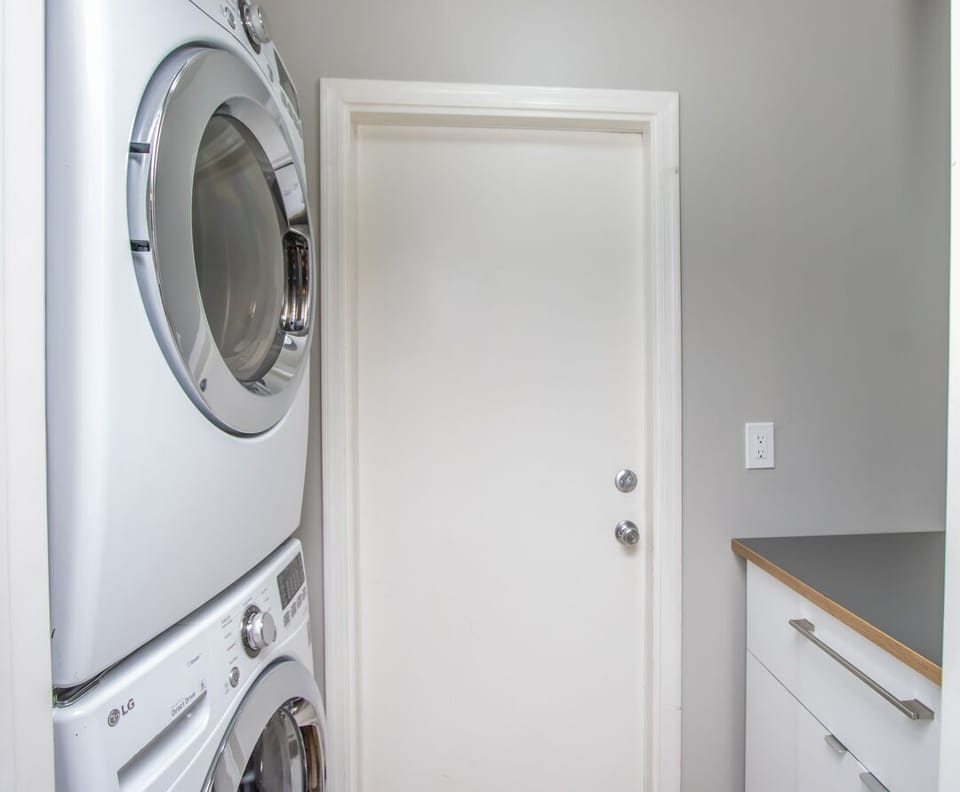 Washer and dryer for your use. 