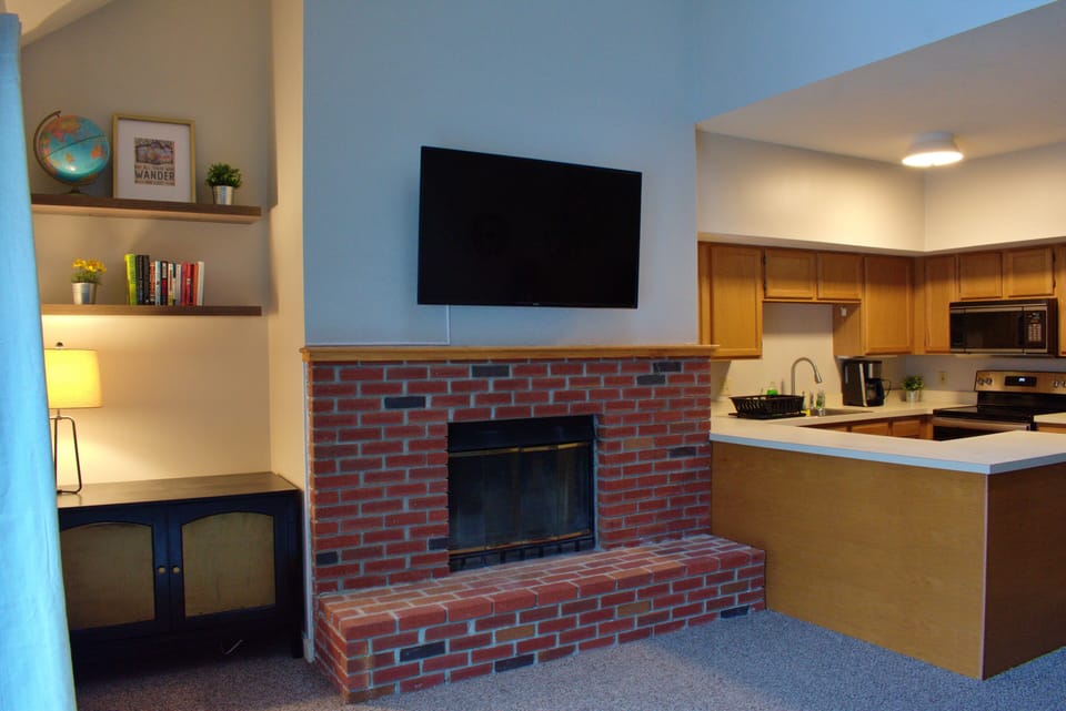 Our living room is equipped with a 55" smart TV