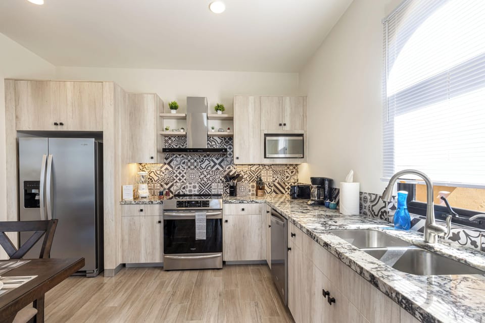Chic and modern kitchen space