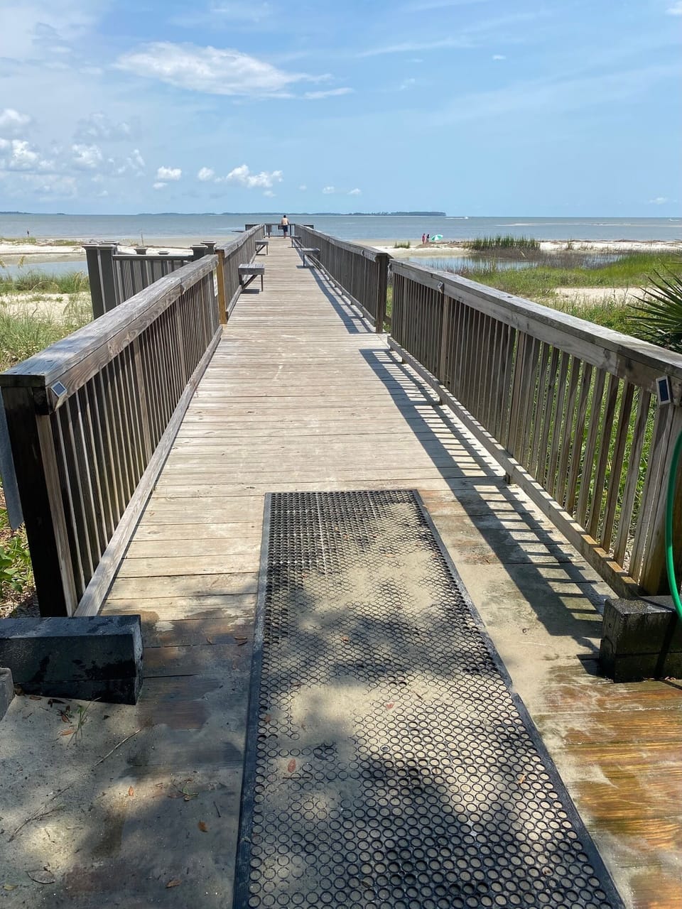 Beach pier