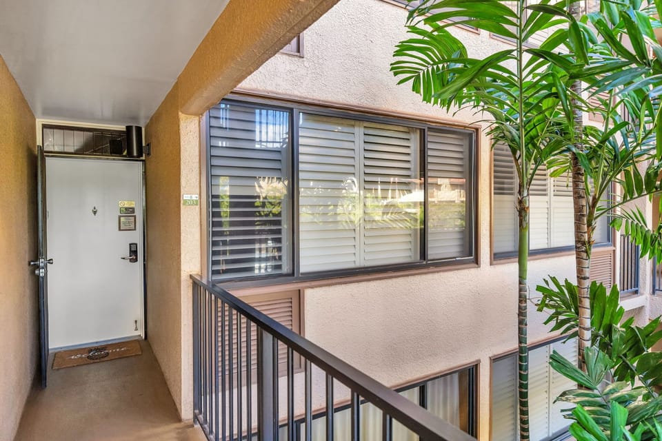 Entrance to unit