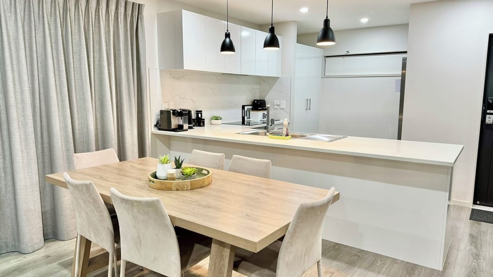 Kitchen and dining area with easy open-plan flow.
