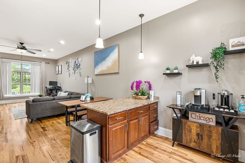 Dining Area + Coffee Station