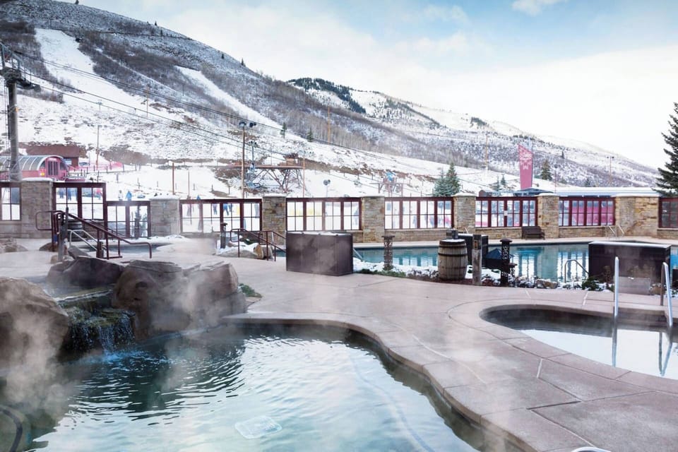 Steaming Hot Tubs to soak in after a long day.