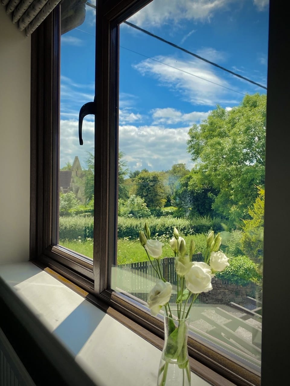 Countryside views from the Master bedroom.