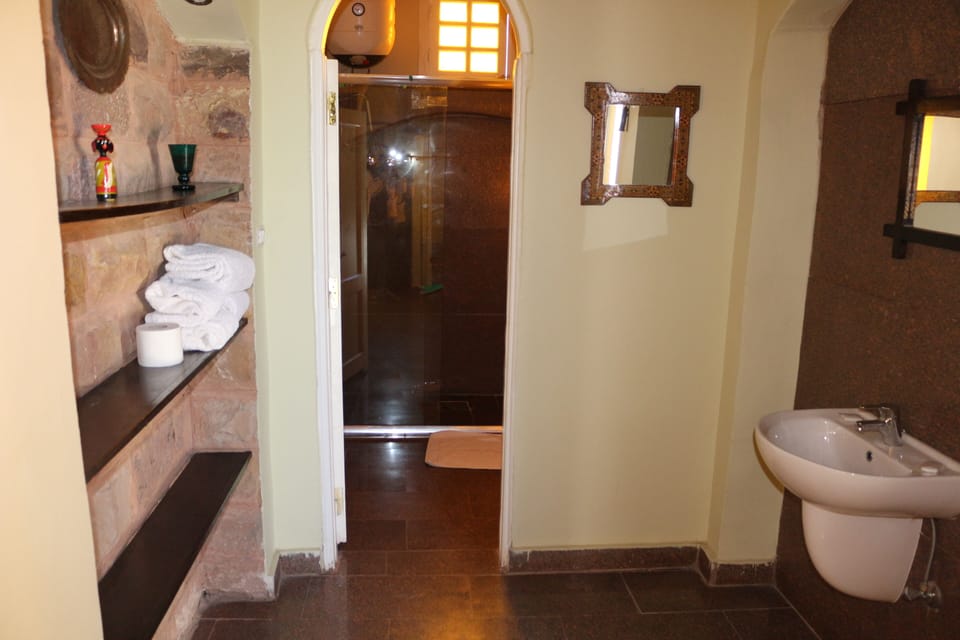 Comfort Chalet, 1 Bedroom, River View, Executive Level | Bathroom | Combined shower/tub, hair dryer, towels, soap