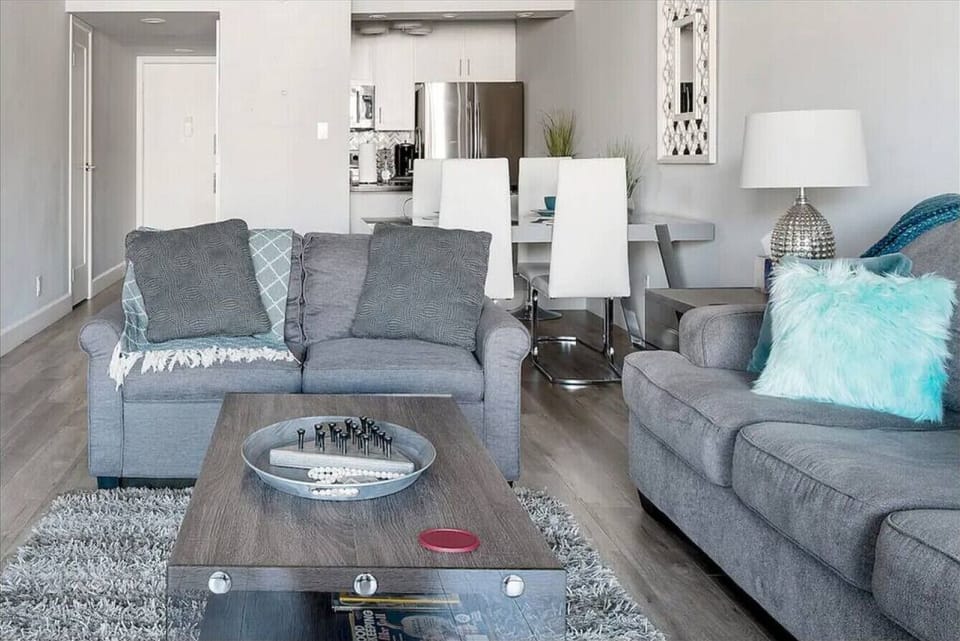 Living room and Kitchen area
