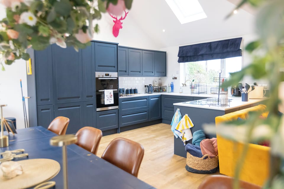 Kitchen and dining area