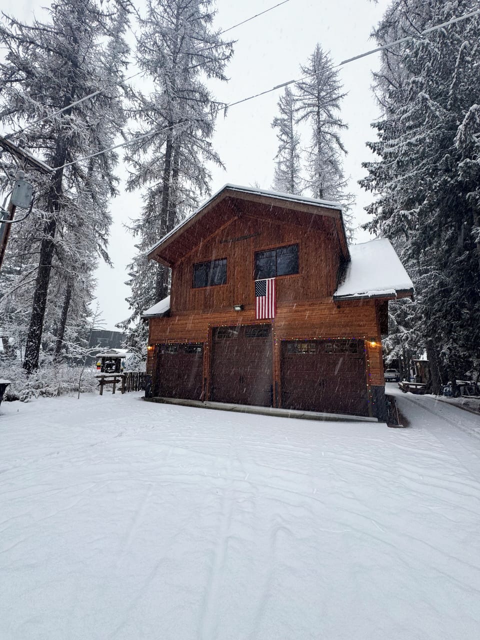 Cozy lakeside cabin that lives above our garage