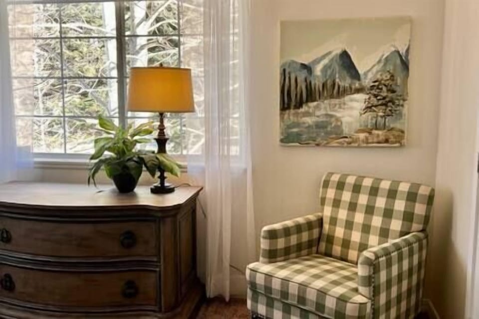 Master bedroom seating - relax to a good book!
