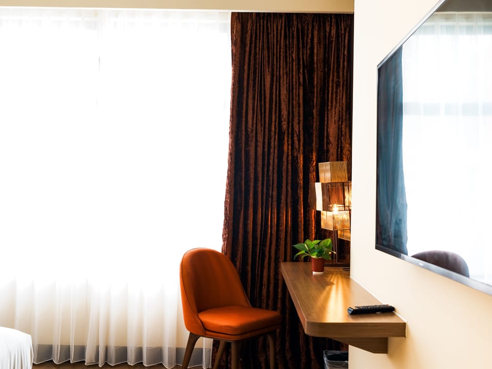 Minibar, in-room safe, desk, blackout drapes