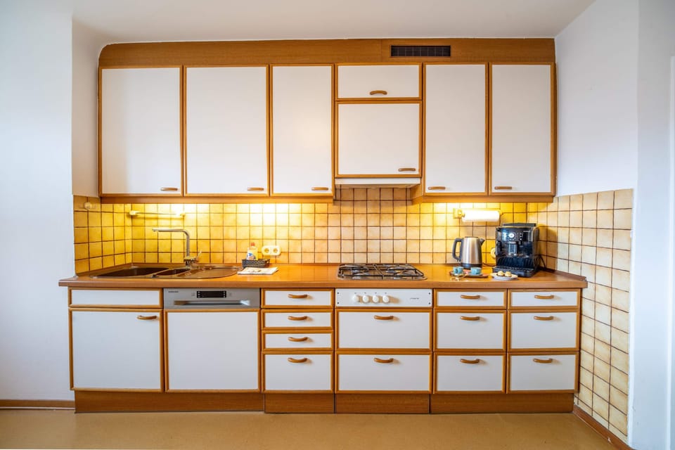 Sunlit Kitchen & Dining Space - Fully Equipped for Cooking, Coffee, and Quality Mealtime Moments