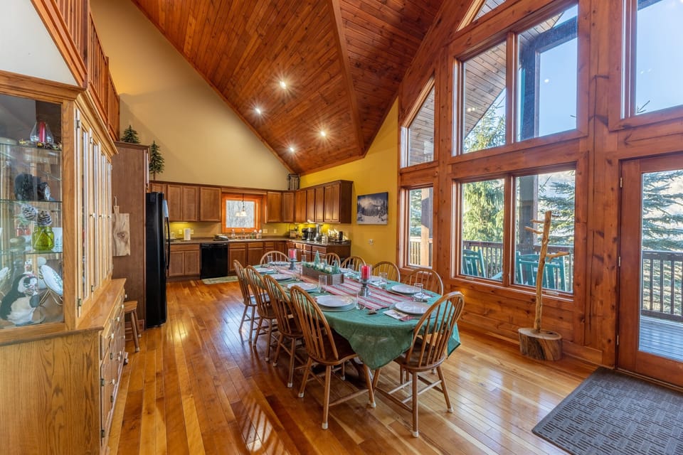 Enjoy the mountain views from the great room