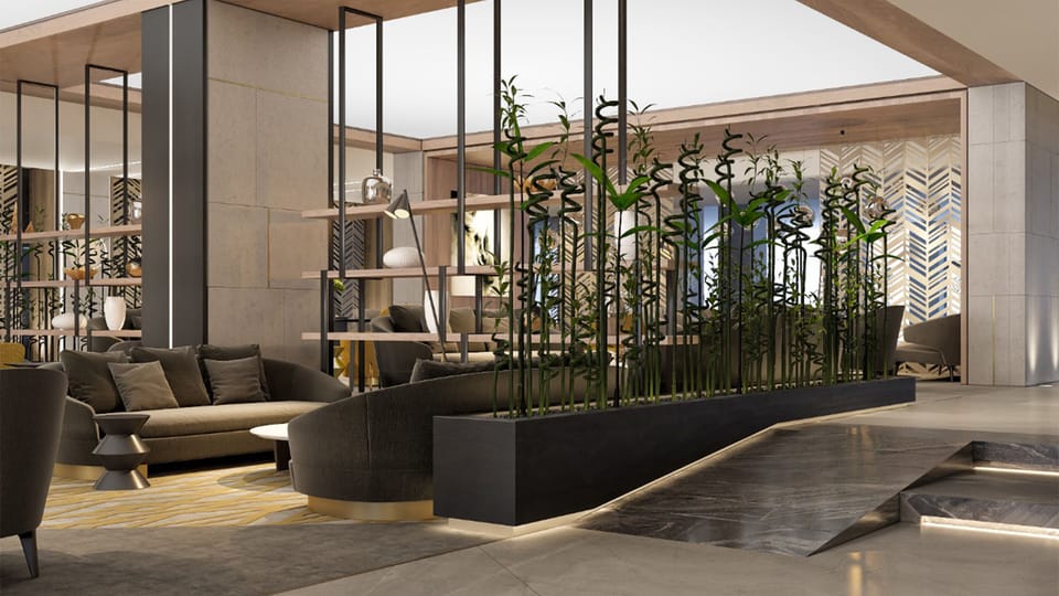 Lobby sitting area