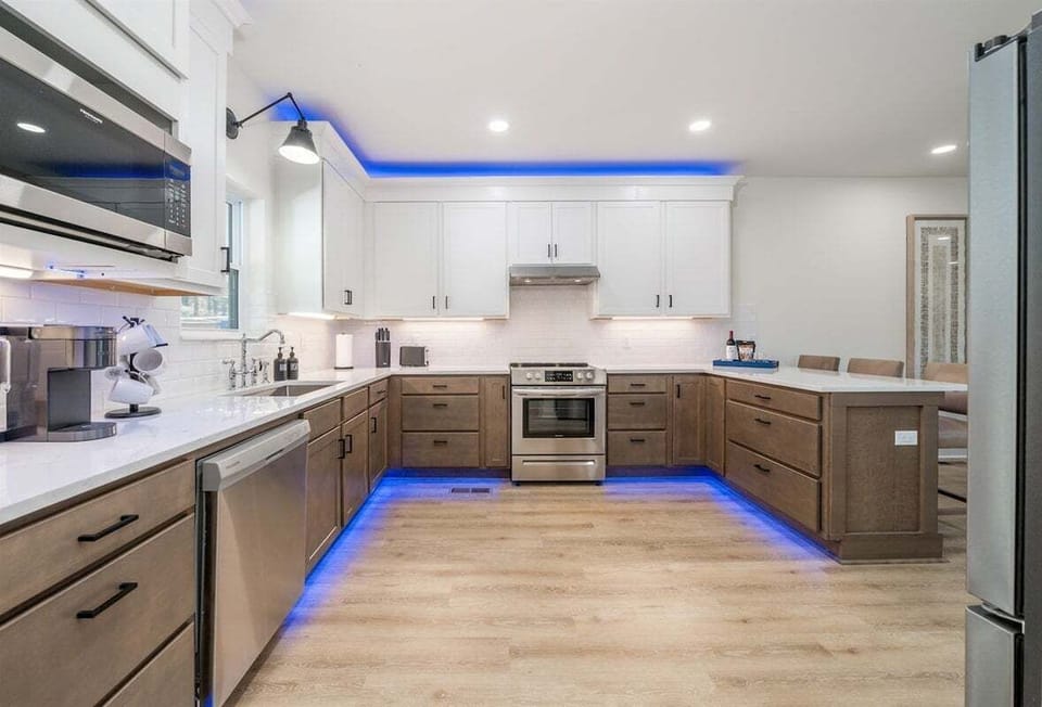 Enter the Townhouse from Covered Parking into the Main Level Kitchen