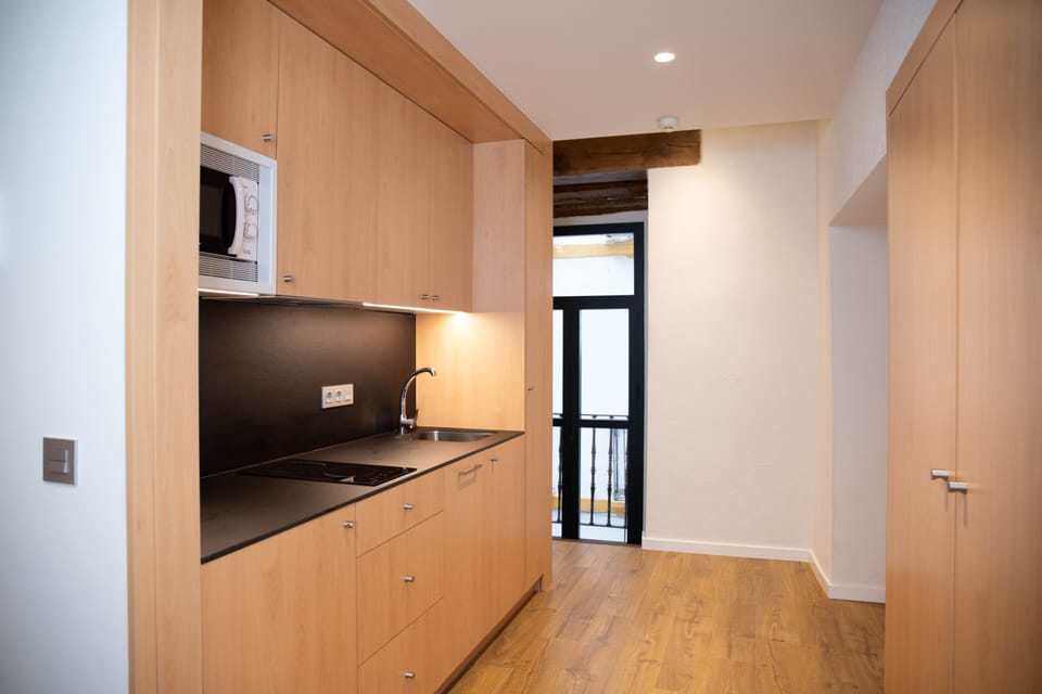 Exclusive Apartment | Private kitchen | Fridge, microwave, stovetop, dishwasher