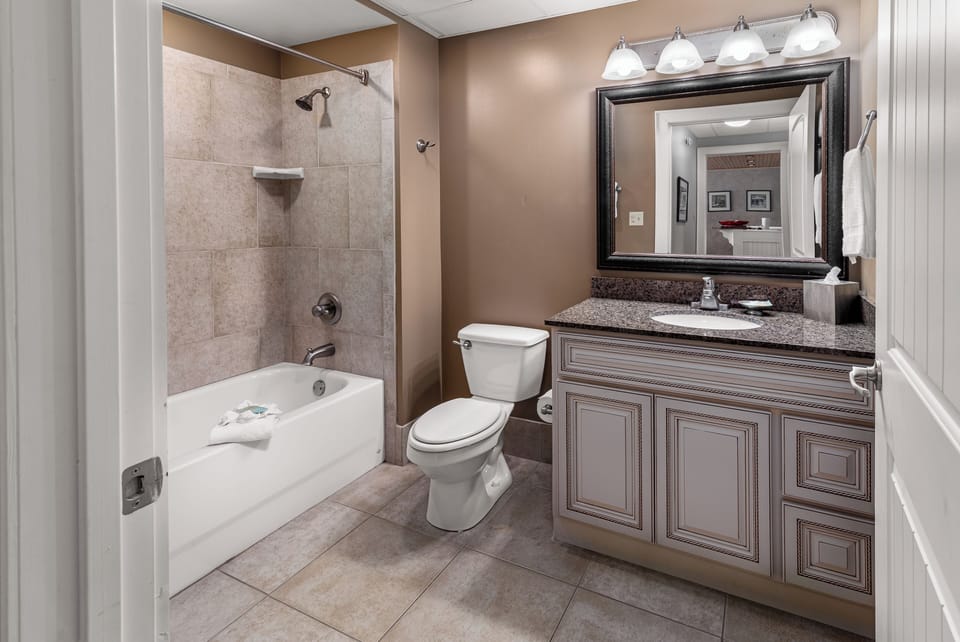 Guest Bathroom with Tub and Shower