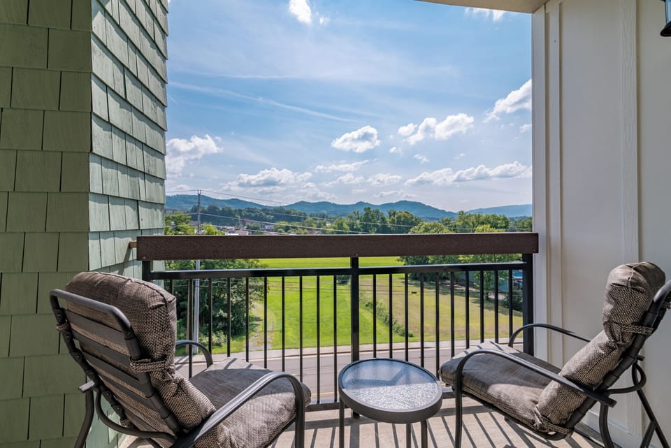 Patio Seating and View
