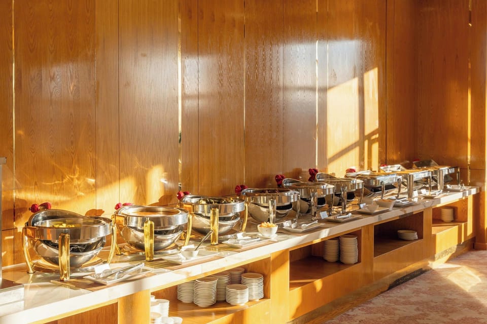 Buffet breakfast for a fee