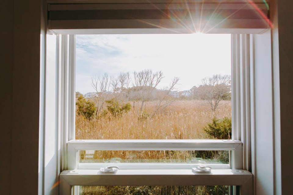 view from master and queen bedrooms