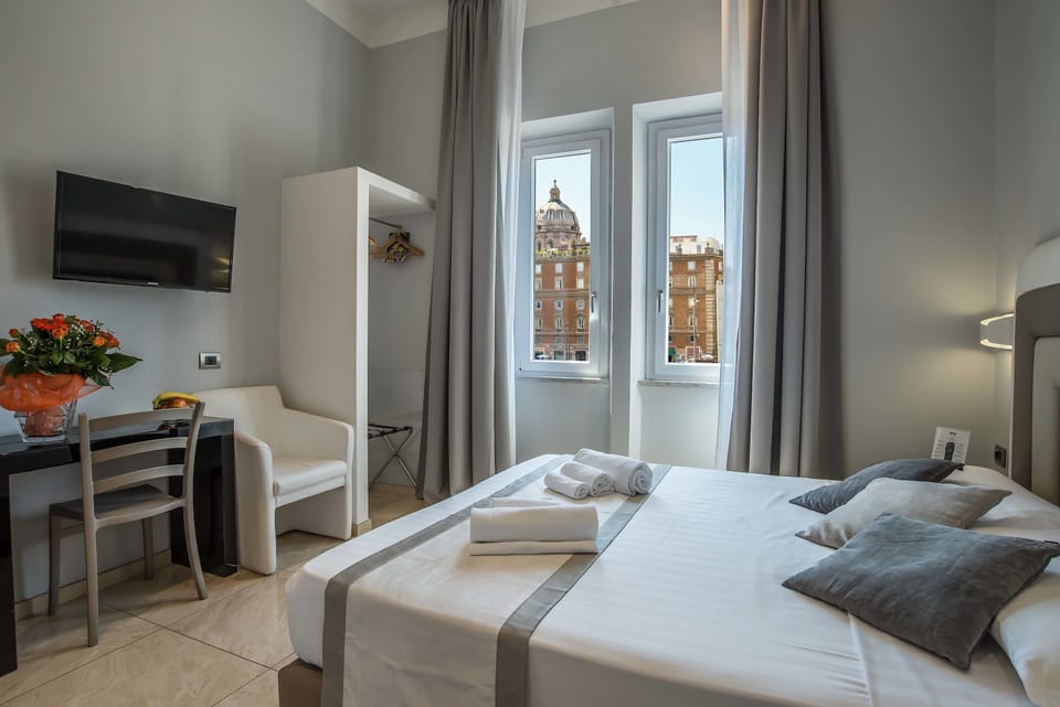 Superior Double Room, City View | Premium bedding, pillowtop beds, minibar, in-room safe