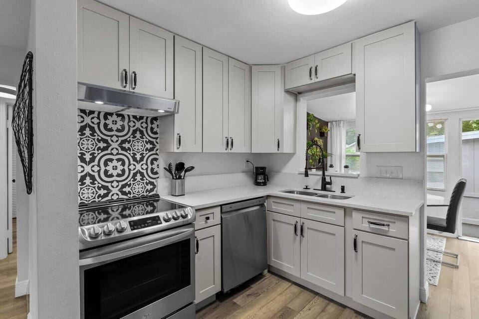 The kitchen.