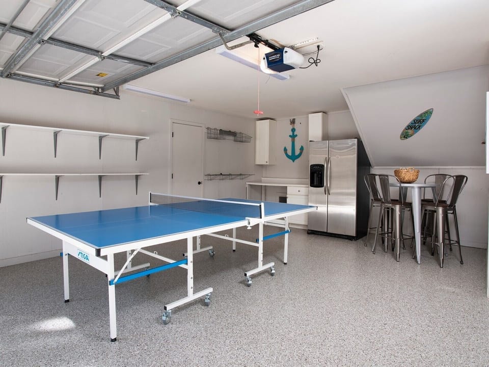 Garage Game Room at 6 Cottage Court
