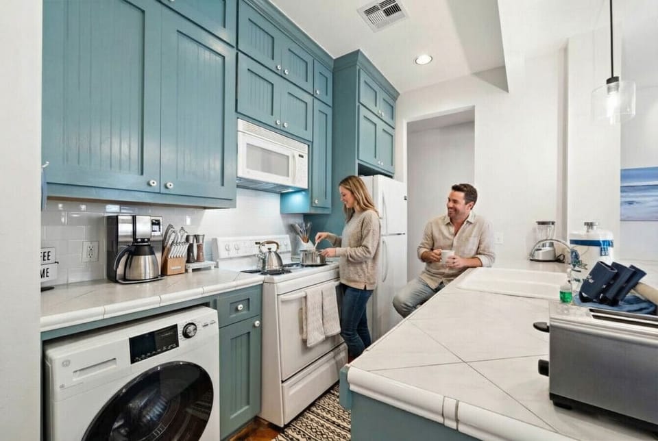 Whip up delicious meals in this charming kitchen