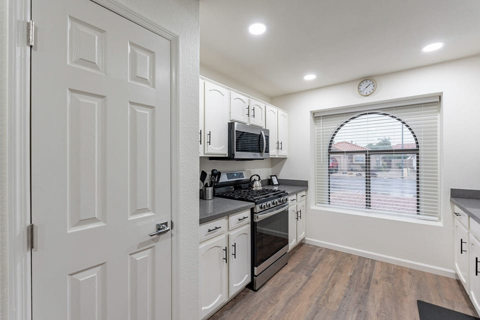 Kitchen with plenty of room needed during your stay.