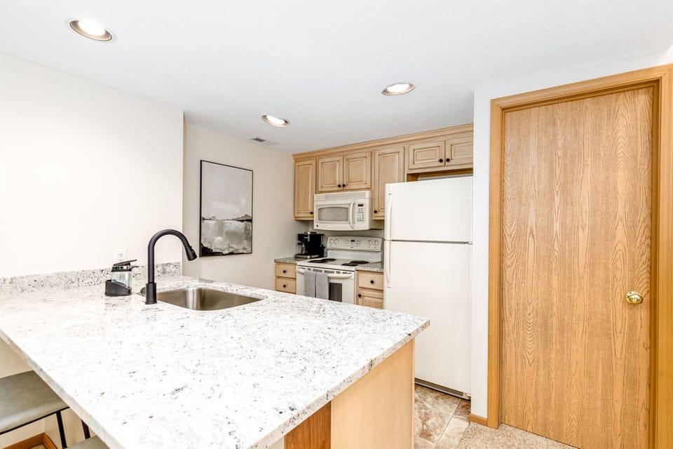 Fully stocked kitchen